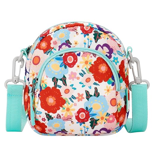 Choco Mocha Girls Purses for Kids 4-6 3-5 6-8 Girls Crossbody Purse Kids Purses for Little Girls Purse age 2 3 4 5 6 Kids Crossbody Bag for Girls Flower Toddler Purse for Girls 2-4 Xmas Gifts Blue