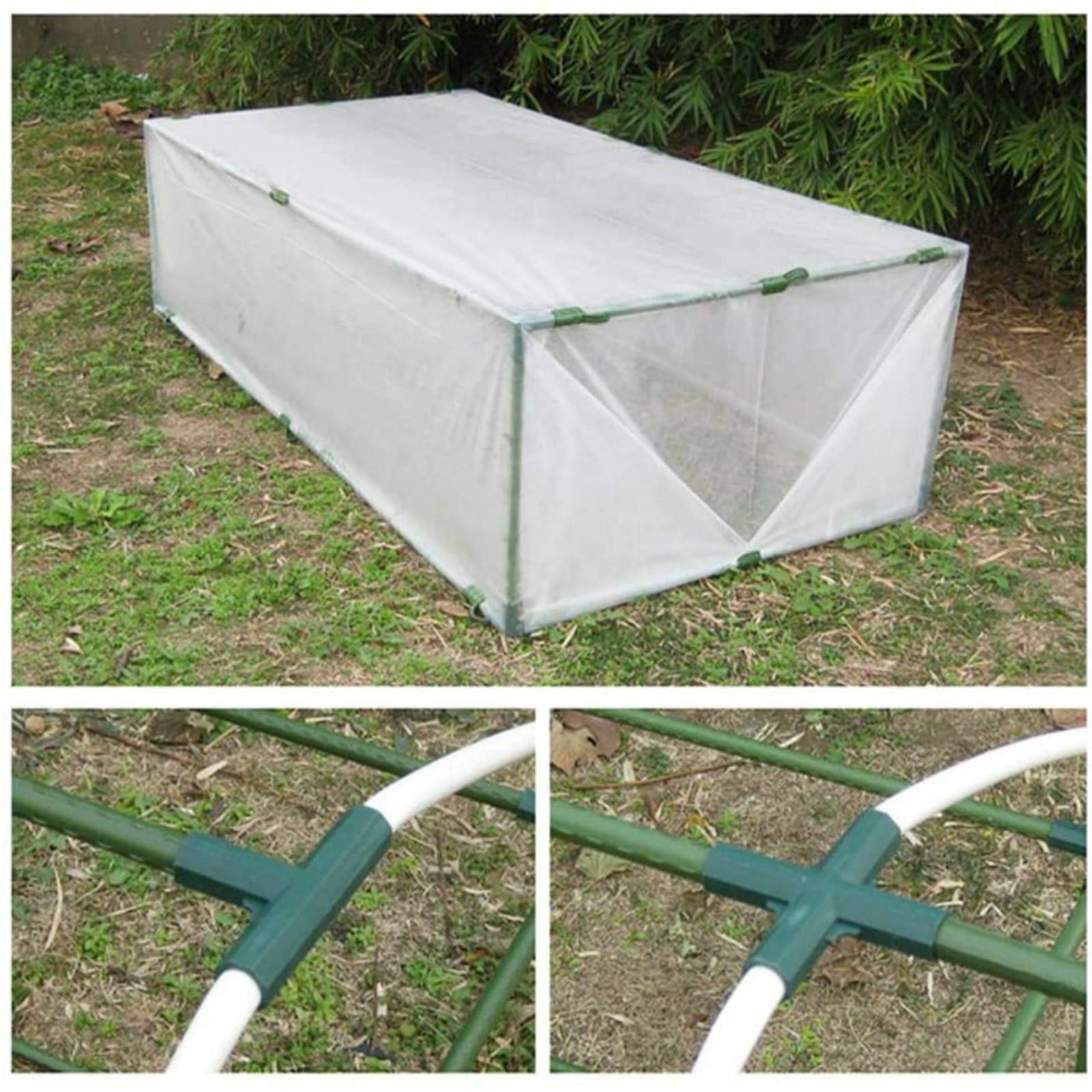 Conector De Plástico Para Marco De Invernadero – Accesorio Para Unir Cañas O Tubos De Jardín, 1 Unidad
