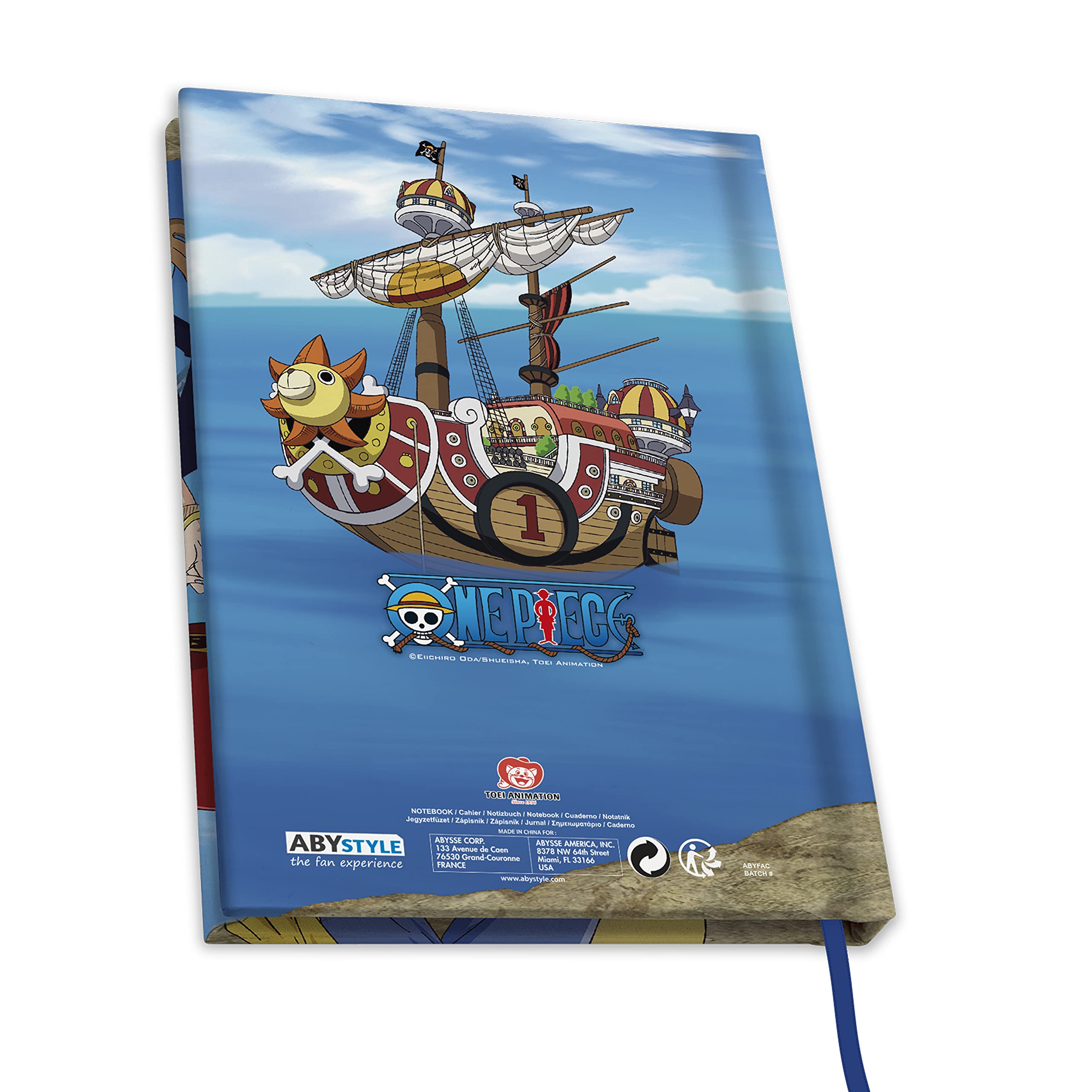 Abystyle ONE PIECE - Equipage Luffy - Notebook A5 : Amazon.ca
