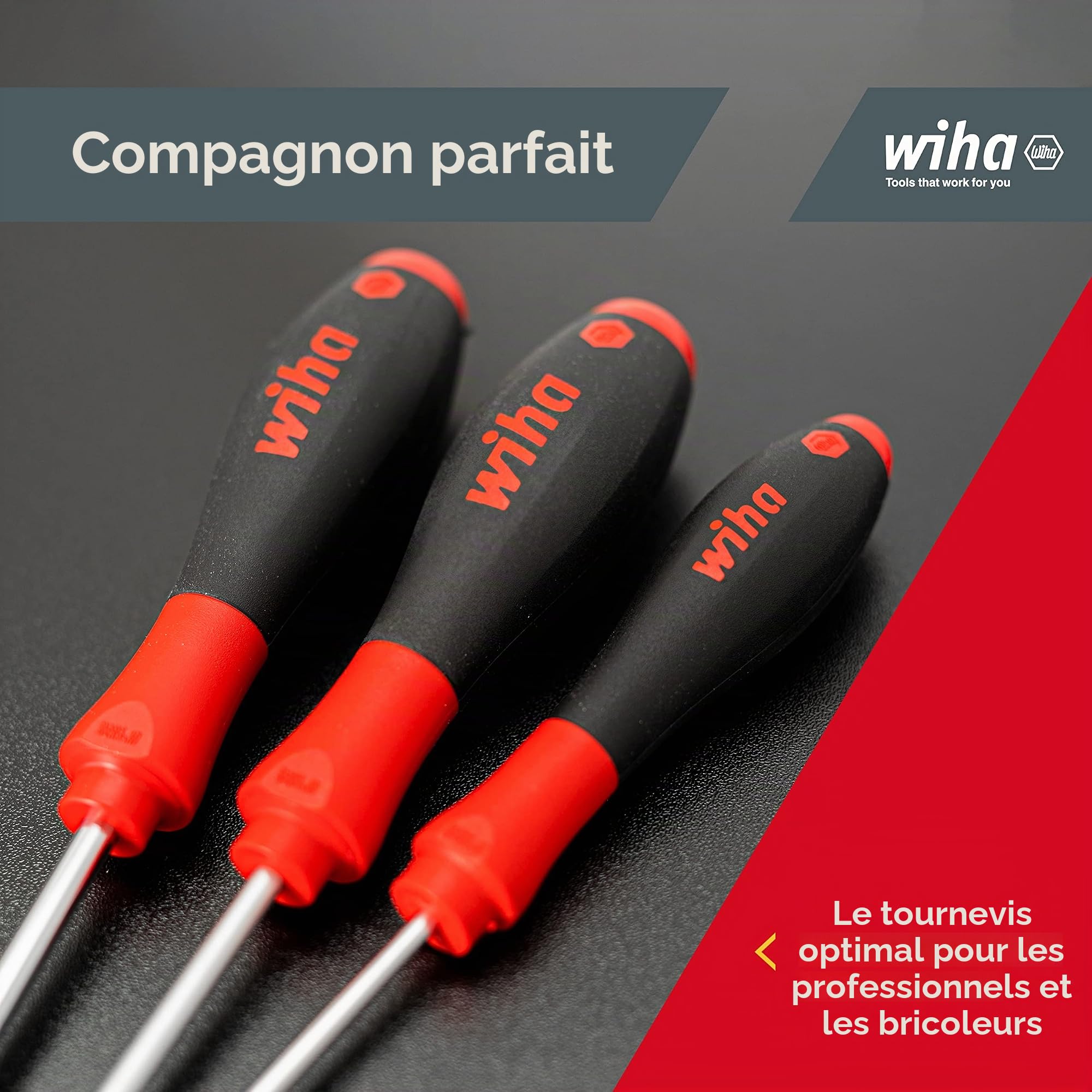 Wiha 362K6SO Jeu de tournevis Torx SoftFinish 6 pièces (Import Allemagne)