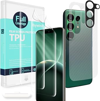 Ibywind for Tecno Camon 50 Ultra 5G Screen Protector,2-Pack,Hydrogel Film with Camera Lens Protector,Easy Installation Tool,Bubble-Free,Fingerprint Unlock Compatible,Anti-Shatter,Anti-Scratch