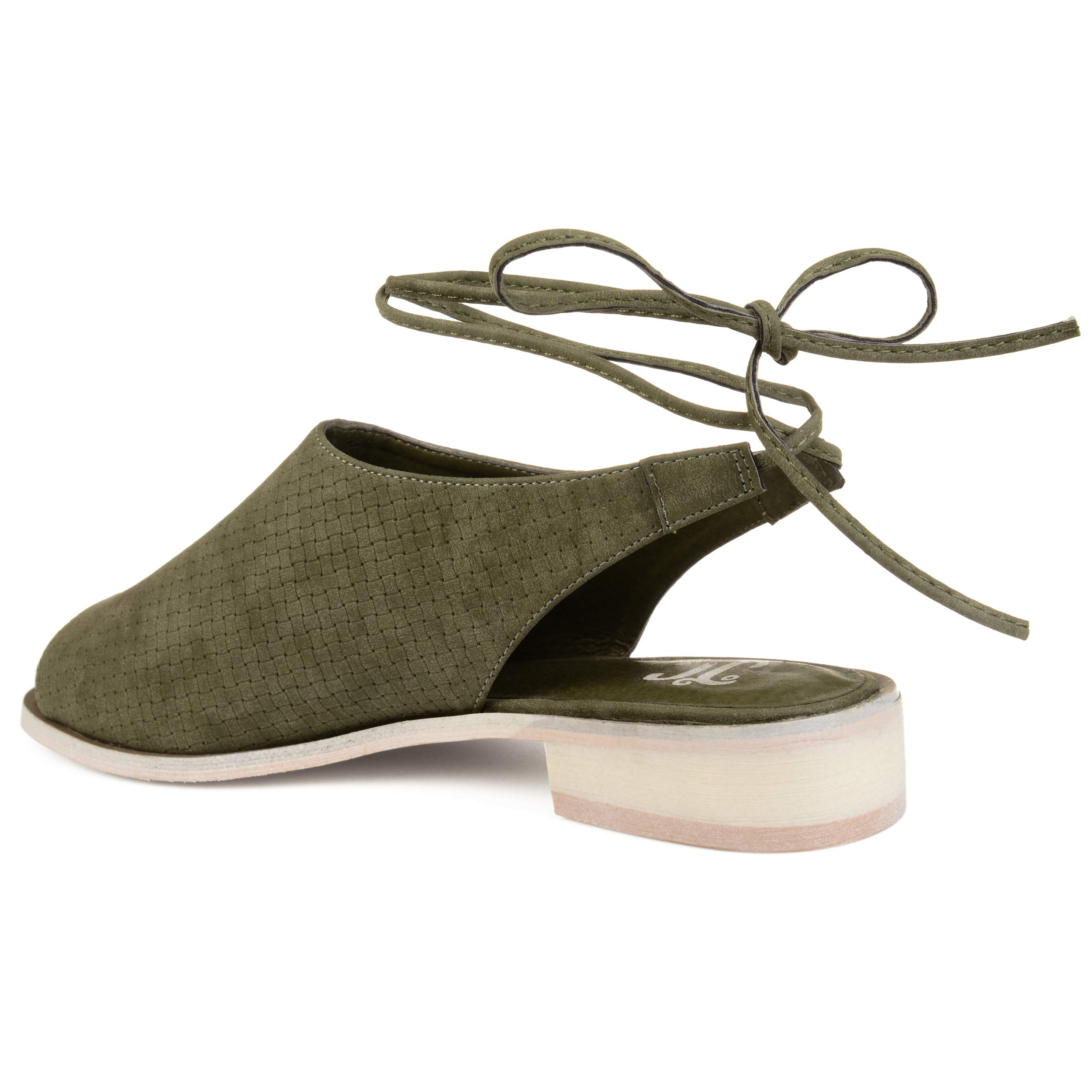 Brinley Co. Womens Bobbi Faux Nubuck Slingback Open-Toe Sandals