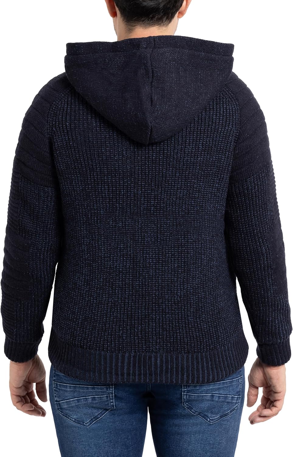 X RAY Mens Zip Up Cardigan Sweater for Men, Full Zip Slim Fit Knit Jacket for Spring (Big and Tall),