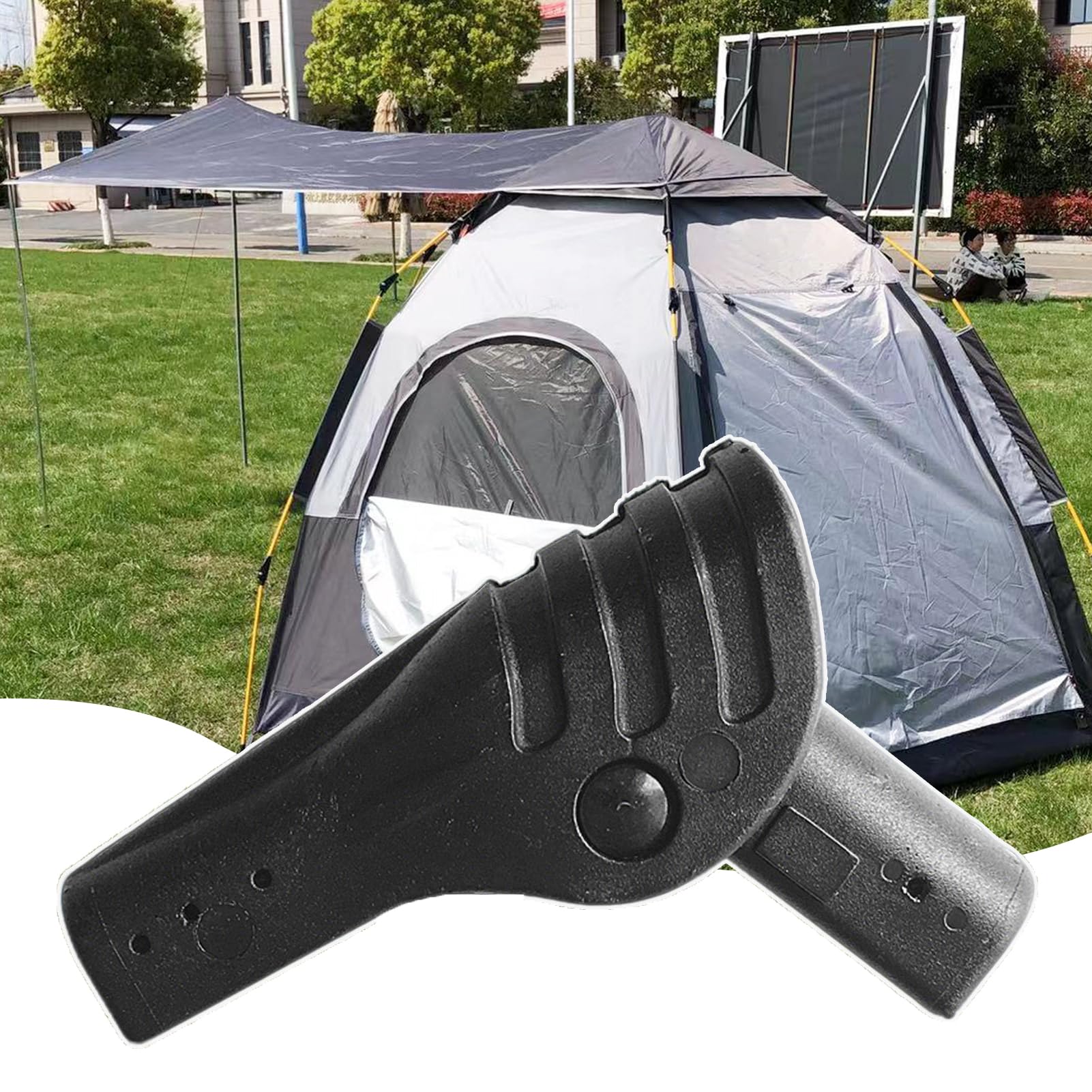 Repuesto de Fijación para Varilla de Soporte - Conector Ligero para Camping - Accesorios Prácticos para Reparación En Senderismo, Camping Y Viajes