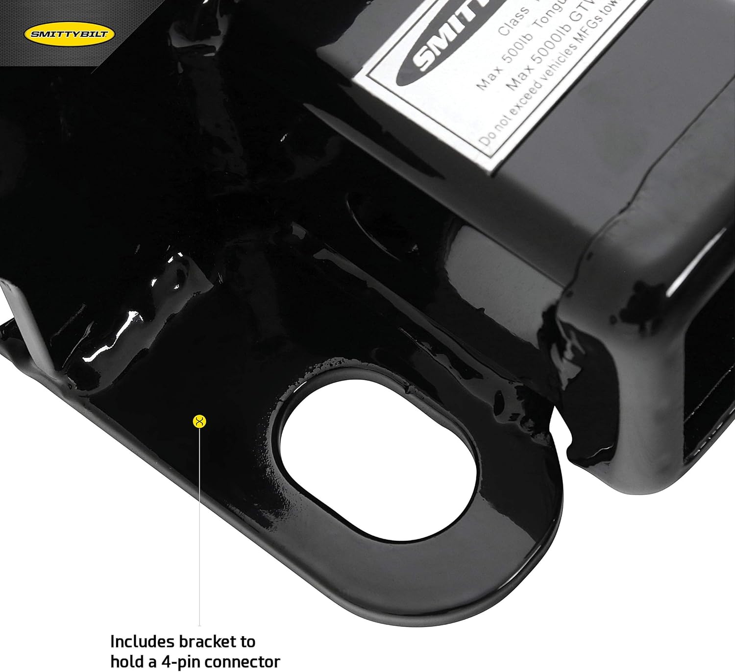 Uр Tо 50% оƒƒ Smittybilt JH46 Trailer Receiver Hitch for 2018+ Jeep Wrangler JL Blасk Frіdау 🔥 Smittybilt JH46 Trailer Receiver Hitch for 2018+ Jeep Wrangler JL