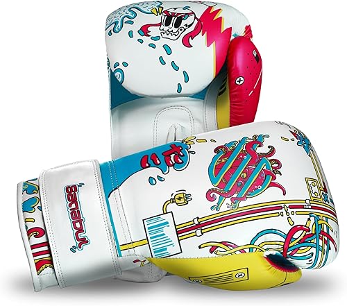 Sanabul Ronin - Guantes de boxeo profesionales para hombres y mujeres, cuero de primera calidad, diseño con cordones para el mejor soporte de