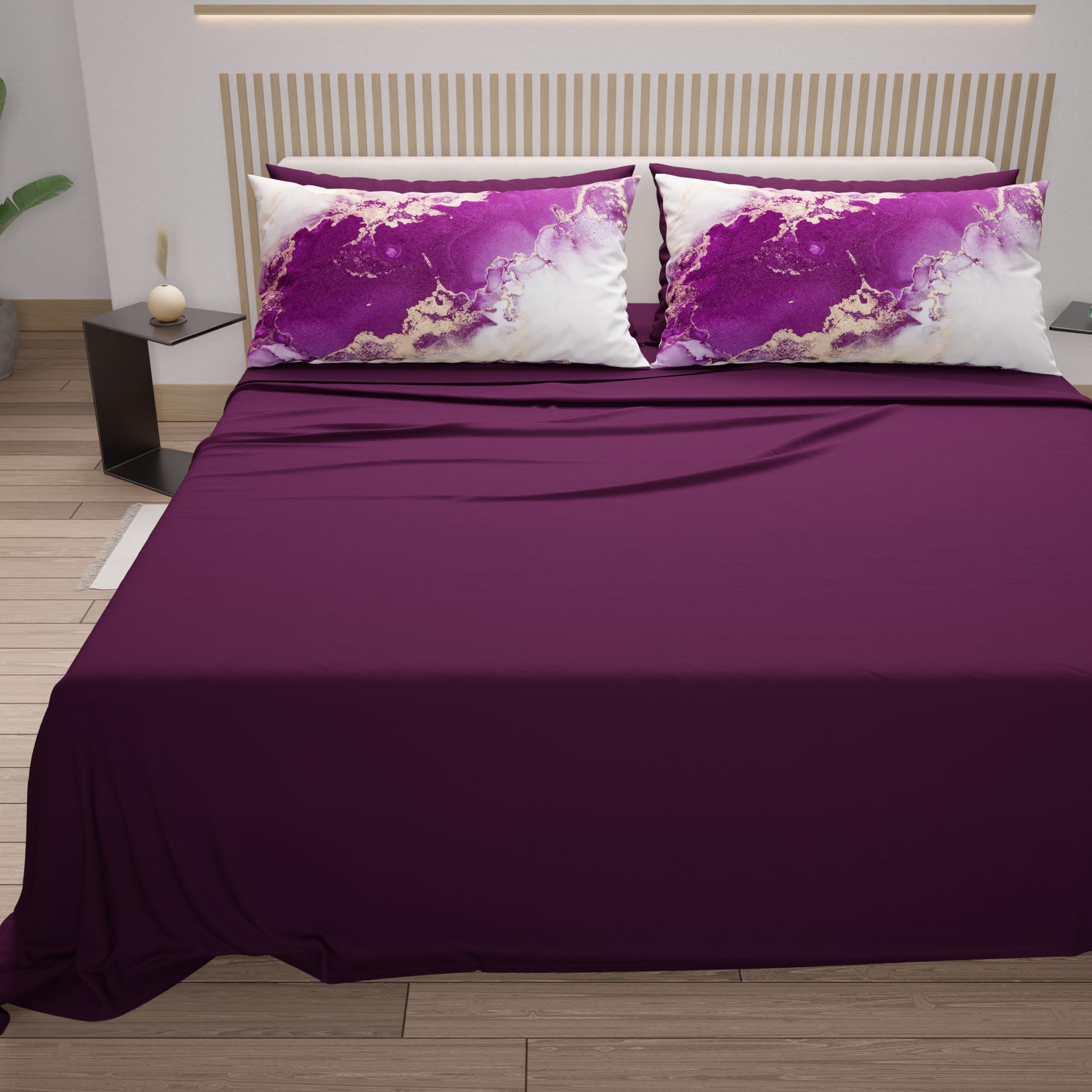 PETTI Artigiani Italiani, Double Bed Sheets in Cotton with Pillowcases in Digital Print - Image 4
