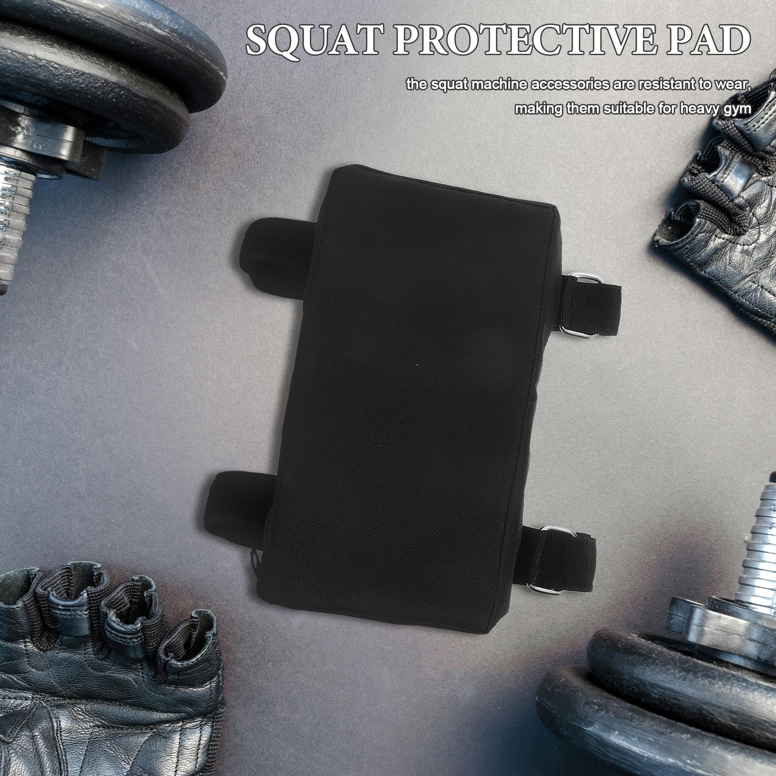 UPKOCH 1 Paio di Spalline per Squat Machine: Cuscinetto Protettivo Antiscivolo Regolabile per Sollevamento Pesi - allevia la Pressione sulle Spalle - Accessorio per Attrezzatura Fitness - Motivo