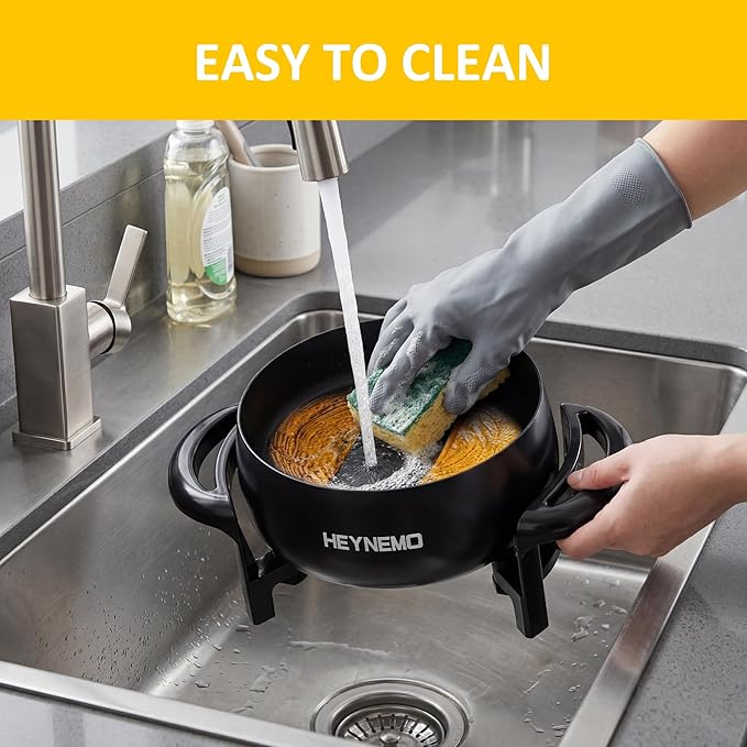Set de Fondue Eléctrico HEYNEMO 3 Qt, 12 tazas, 8 tenedores miniatura 7