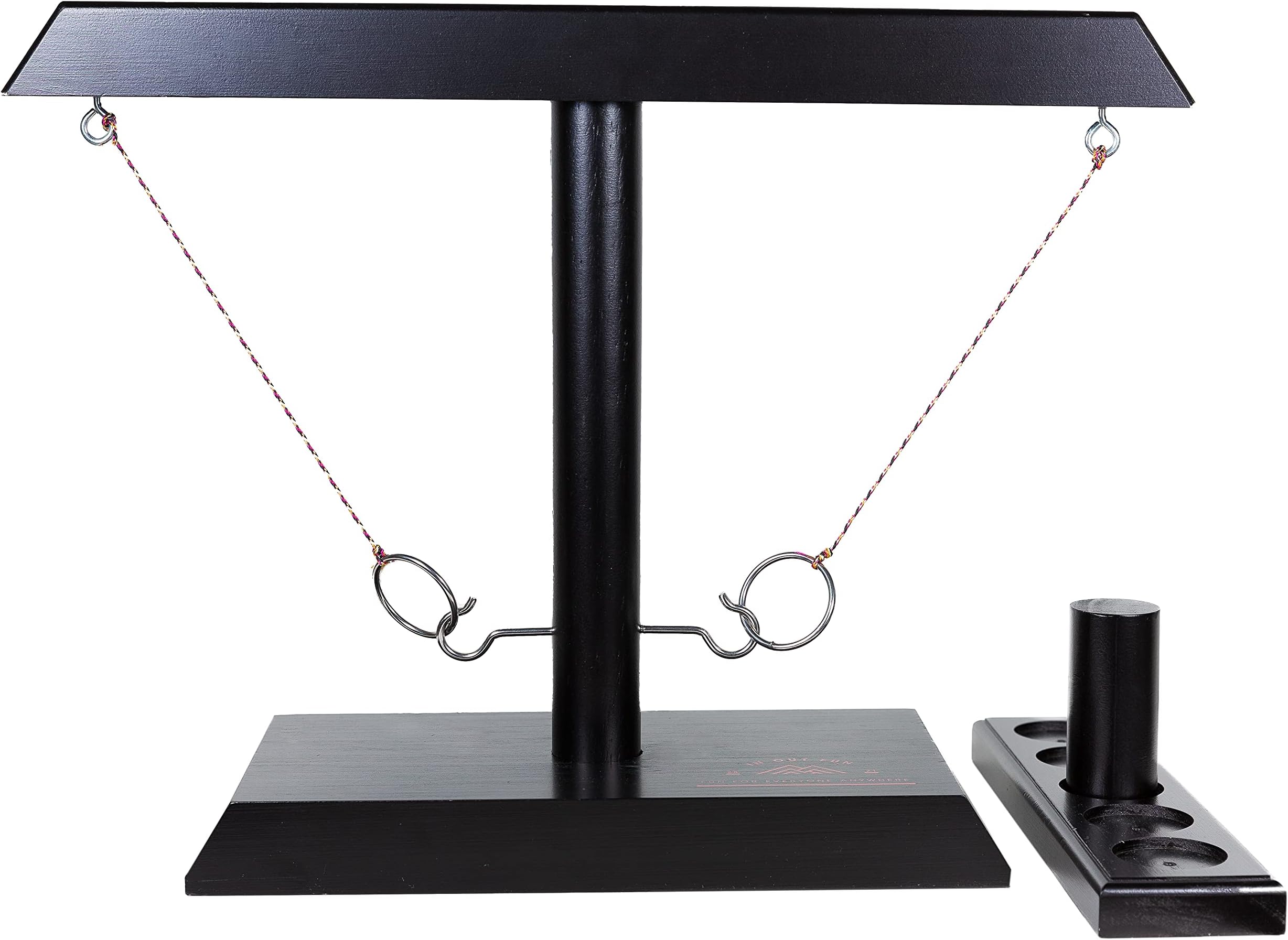 Double Ring Toss Game with Shot Ladder | Fun Family Games, Yard Games, Travel Games, Outdoor Games for Adults and Family, Camping Games, Outdoor & Indoor Games, Bar Games, Tabletop Game