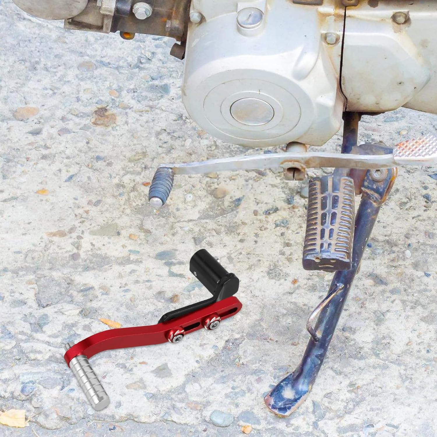 Mobestech 3pcs Motorcycle Gear Shift Lever Replacement CNC Machined Gear Lever for Easy Installation Models and Motorcycle Accessory for