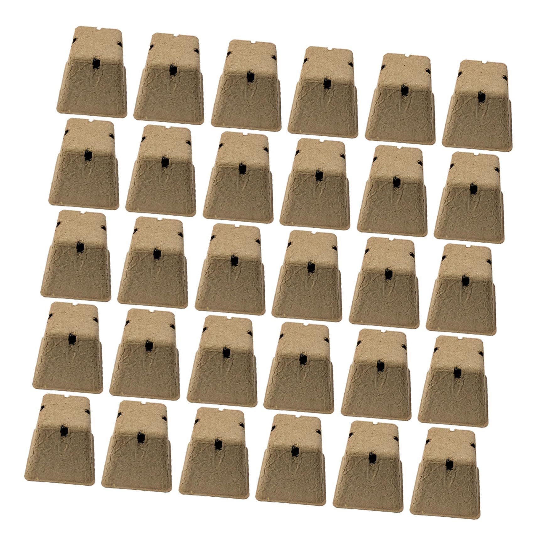 TOYANDONA 100pezzi Tazza Di Carta Per Coltivazione Vivaio Produzione Vivaistica Vaso Per Piante Degradabile Adatto Per Piantagione Di Succulente e Trapianto