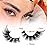 Fox Eye Lashes Mink Lashes Wispy 14 Pairs Cat Eye Lashes Strip False Eyelashes Natural Fake Eyelashes Pack by TNFVLONEINS