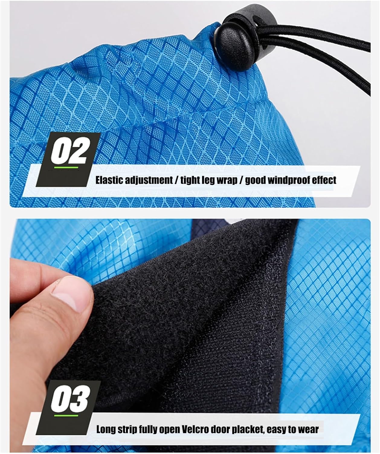 Leg Gaiters, Not Easy to Get Dirty, Warm and Strong Against Snake Bites, Snowshoe Gaiters, Outdoor Gaiters, Suitable for Any Bad Weather