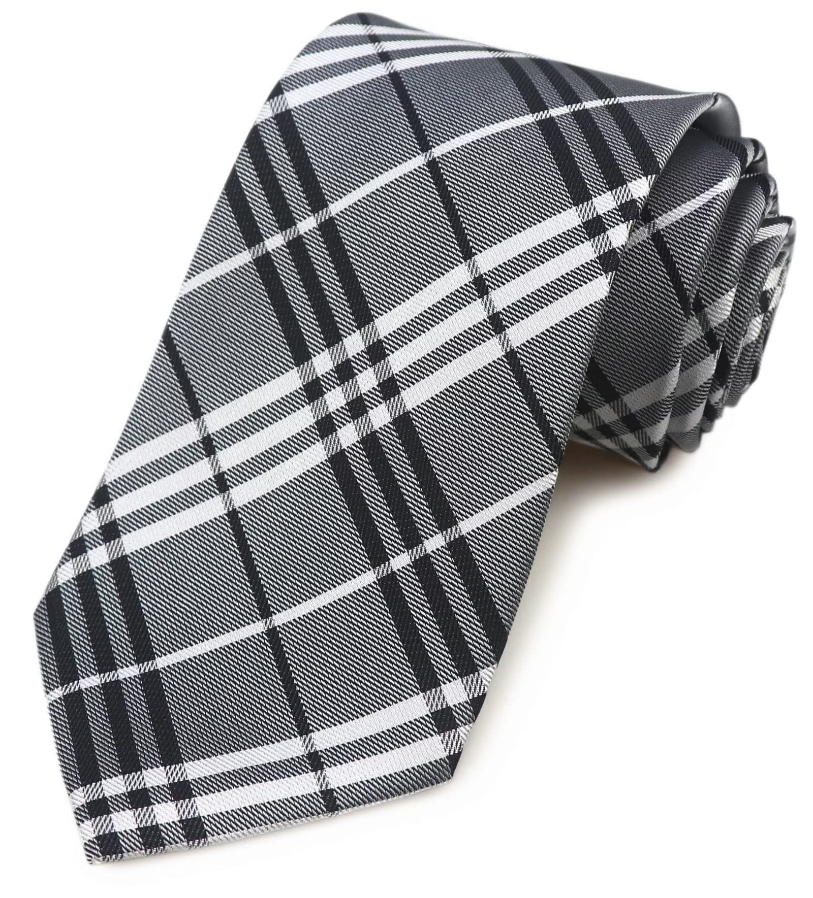 VinesenMen's Striped Patterned Tie Polka Dots Jacquard Formal Designer Neckties