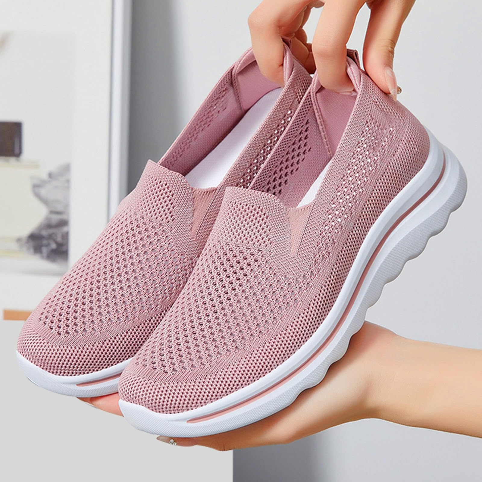 Generisch Scarpe da ginnastica estive da donna, leggere, traspiranti