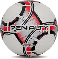 Bola Penalty Player XXIII Campo Branca e Vermelha