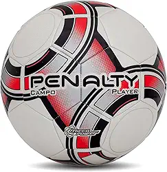 Bola Penalty Player XXIII Campo Branca e Vermelha