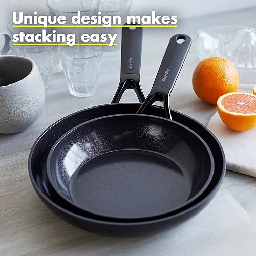 Miniatura 4 de GreenPan SmartShape - Sartén antiadherente de cerámica saludable, 11 pulgadas, sin PFAS, apta para lavavajillas, color negro
