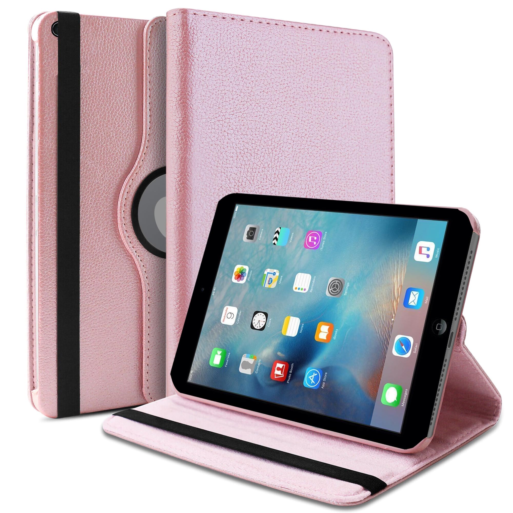 TGK Rotating Cover for iPad Air 1 2013 9.7 Inch [ Air 1st Gen ] - Rose Gold (B01LXZU7P4) Amazon Price History, Amazon Price Tracker