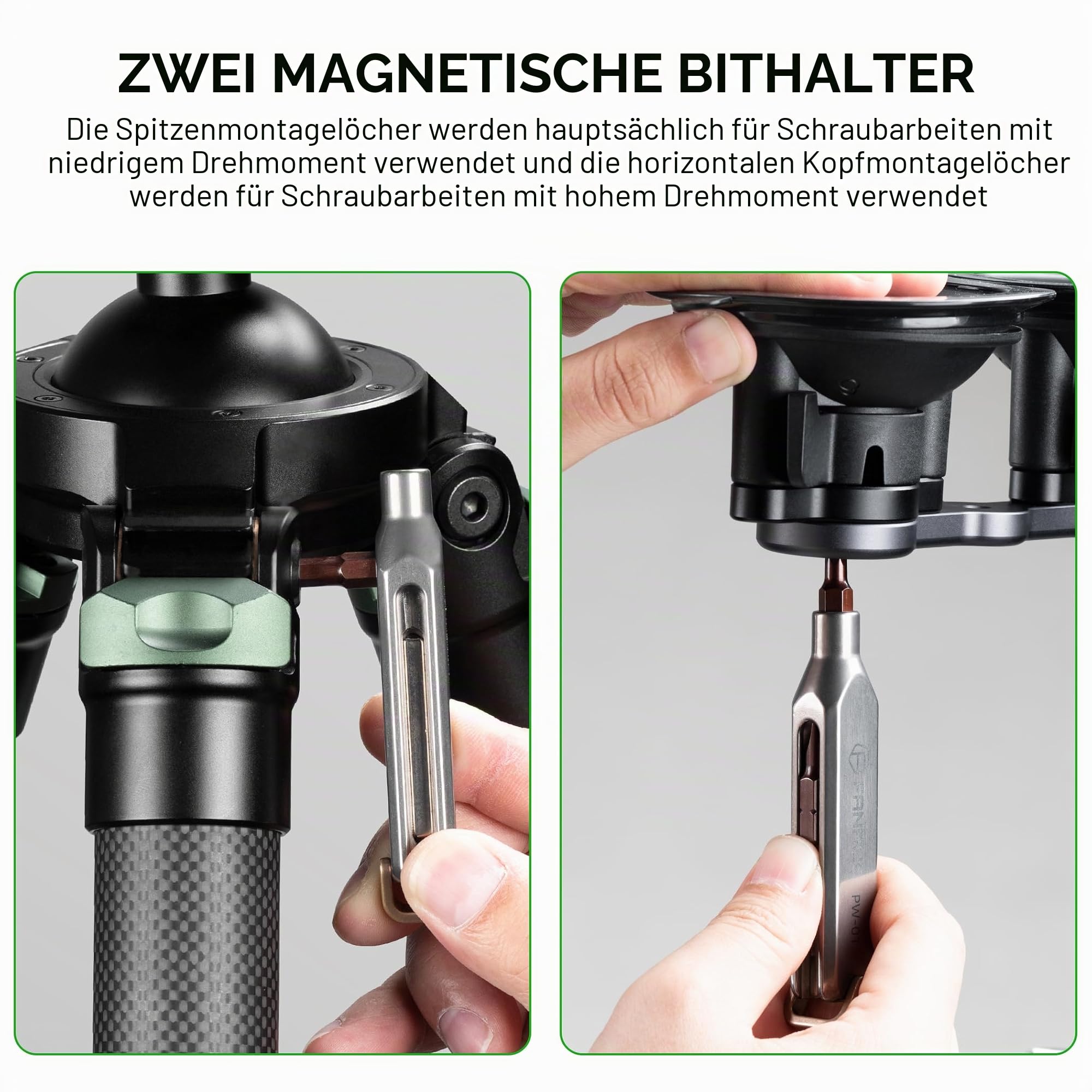 FANAUE Kleiner EDC-Multi-Bit-Taschen-Schraubendreher, professionelles magnetisches Reparaturwerkzeug-Set, 10-in-1-Mini-Präzisions-Schraubendreher-Set, magnetisches Reparatur-Multitool für den