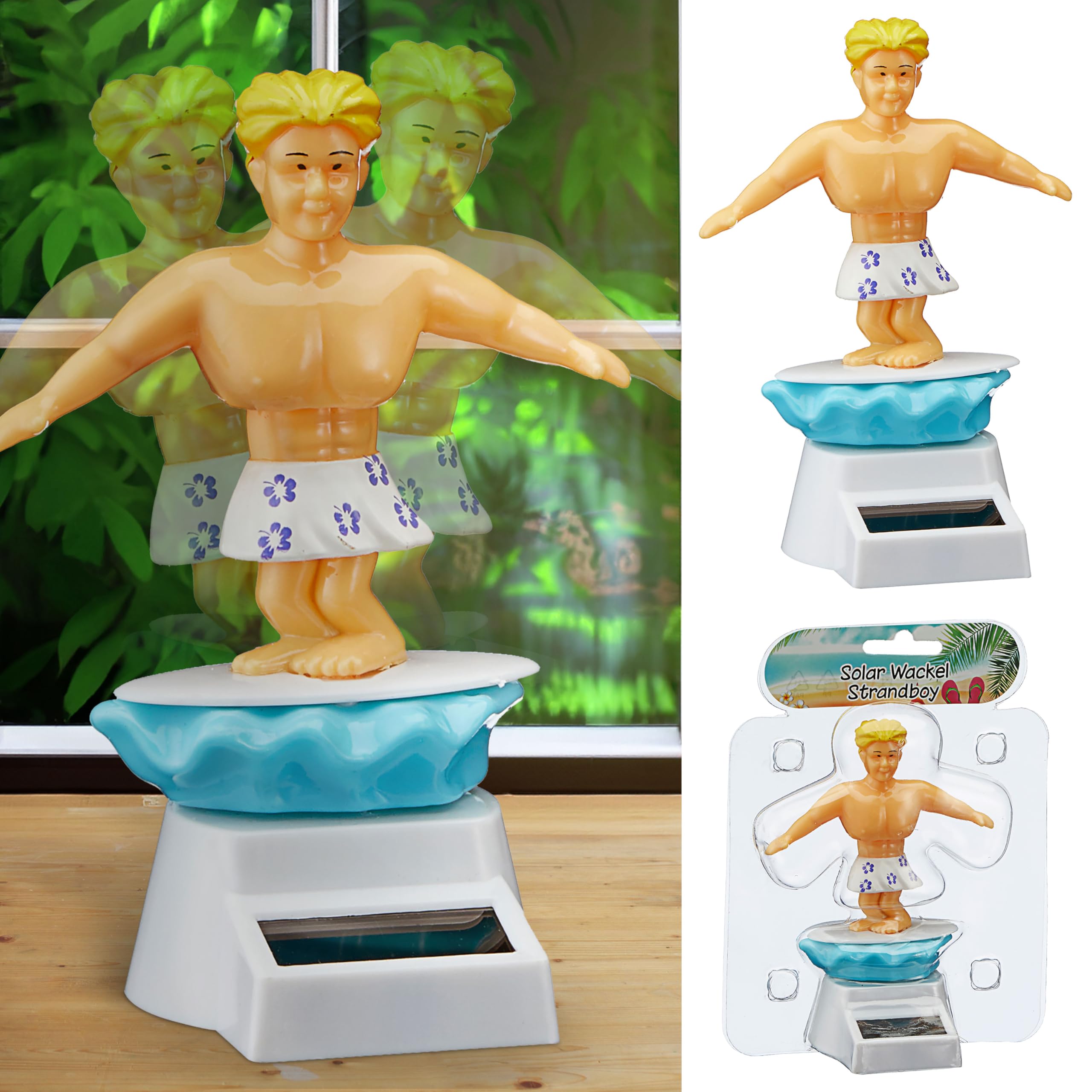 Cepewa Hula Solar Beach Boy Surfer plaża tancerz strój kąpielowy dekoracja samochodu