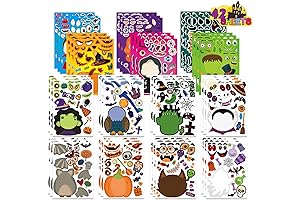 42 Sheets Halloween Sticker Sheets For Kids