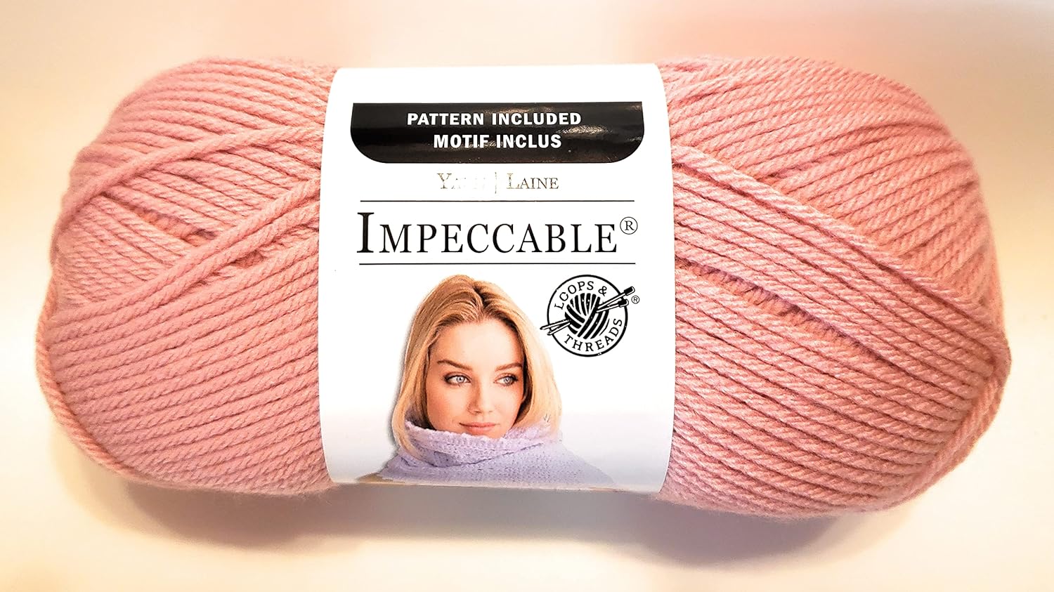 Impeccable Yarn, 4.5 oz in Soft Rose by Loops & Threads - Pack of 3