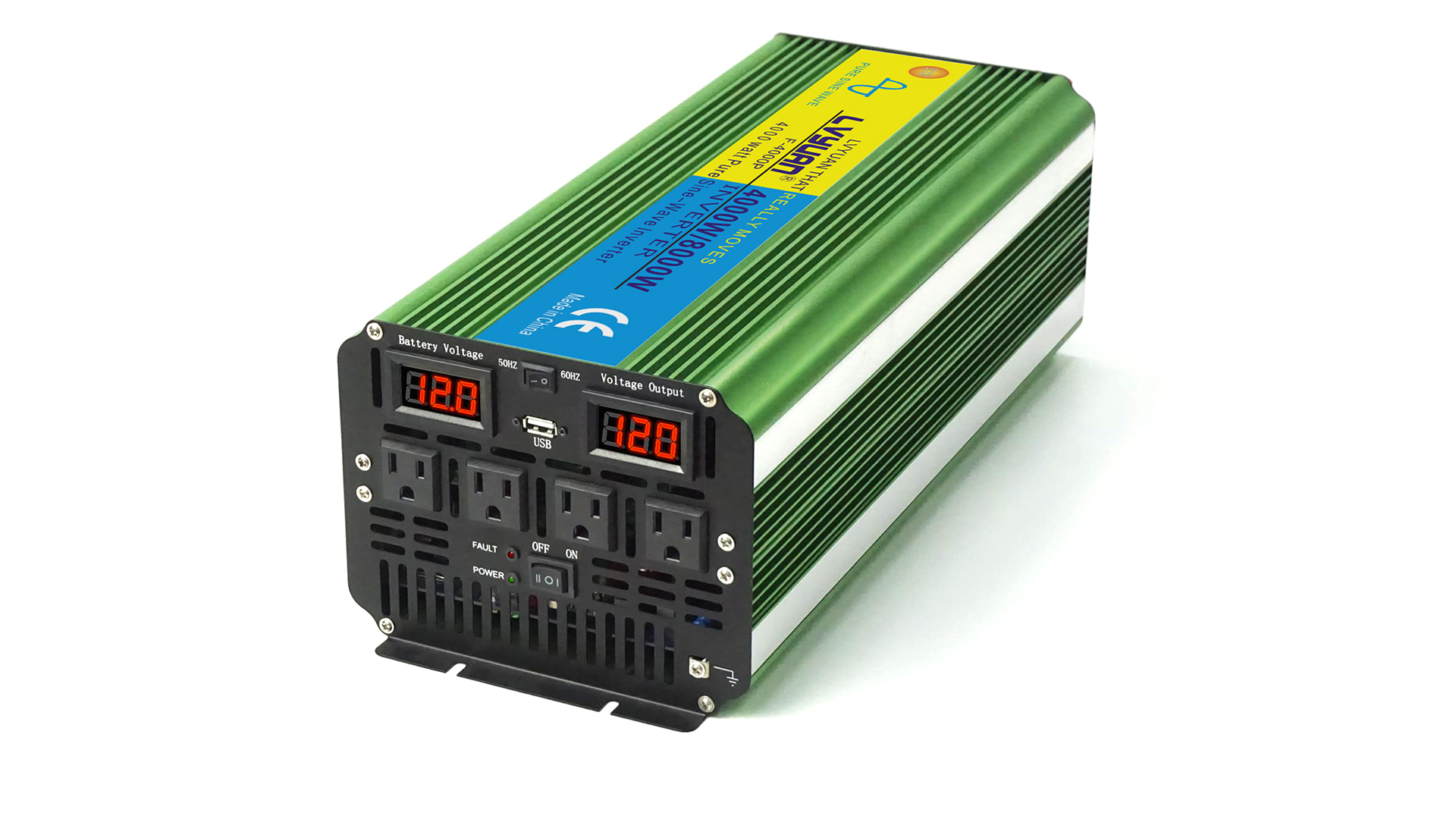 Amazon.com: LVYUAN 4000 Watt Heavy Duty 8000(Peak) Pure Sine Wave