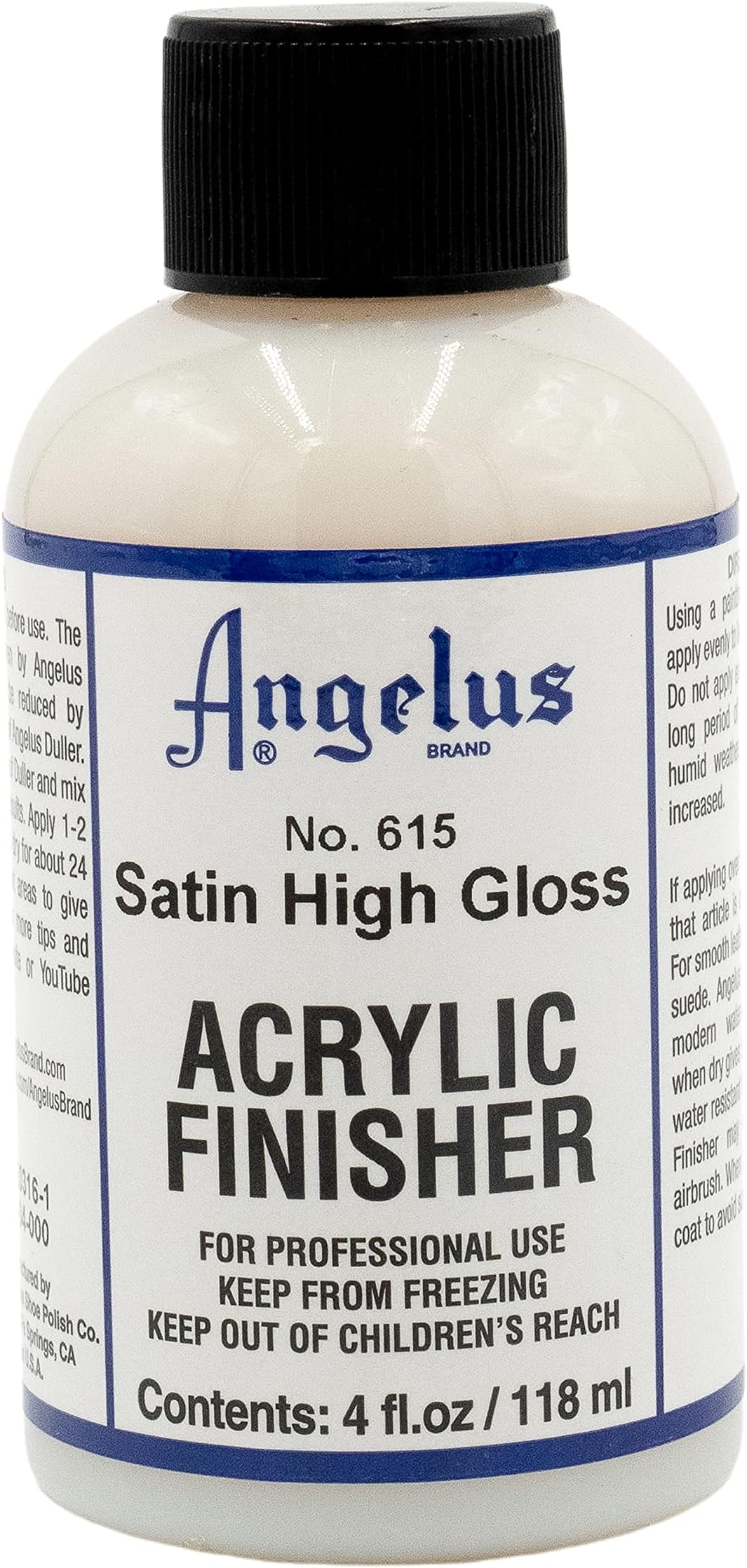 Brand Acrylic Leather Paint Satin Finisher No. 615 - 118.3ml