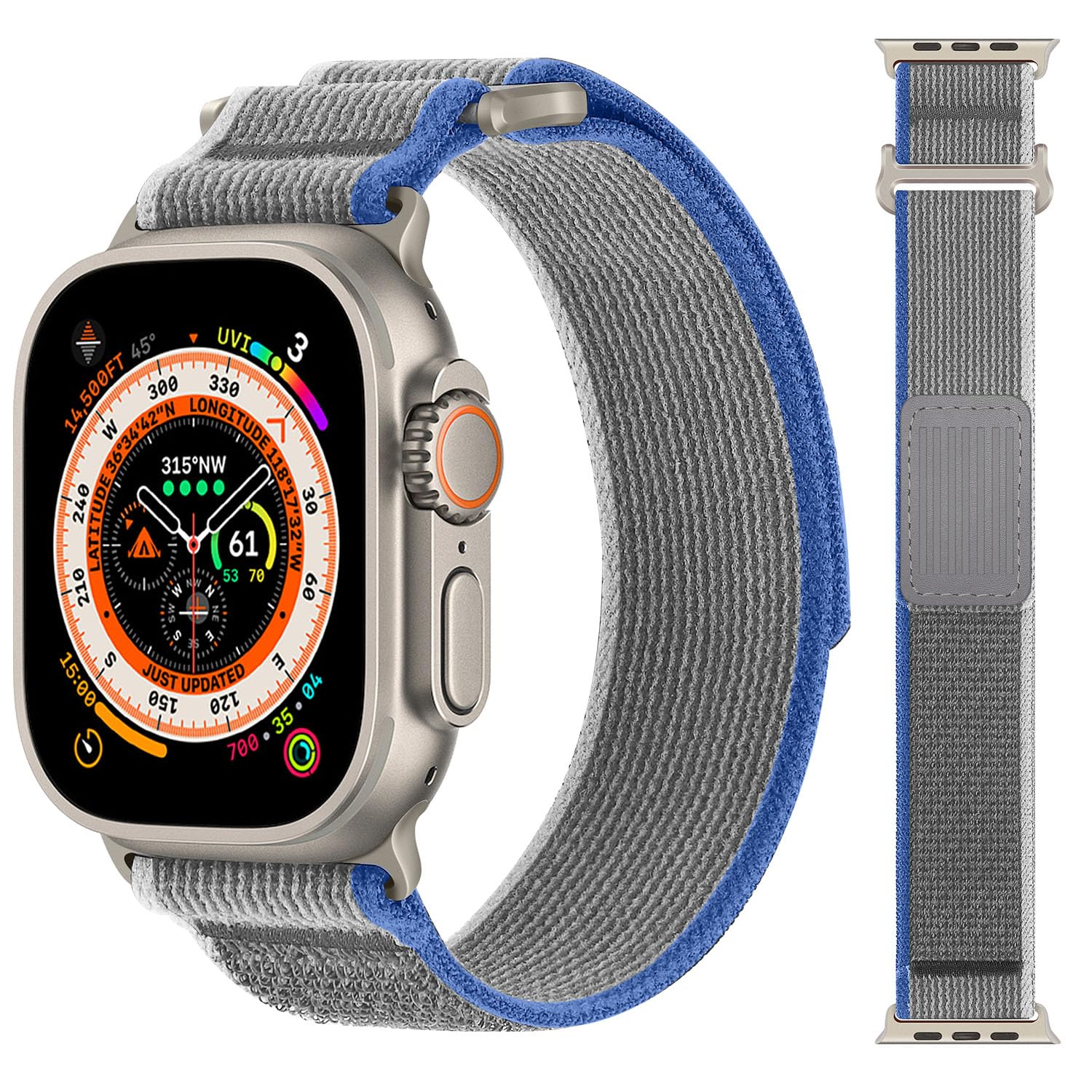 HITZEE Compatible with Apple Watch Strap 49mm 45mm 44mm 42mm, Soft