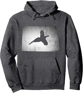 North Dakota Pheasant Hunting Pullover Hoodie