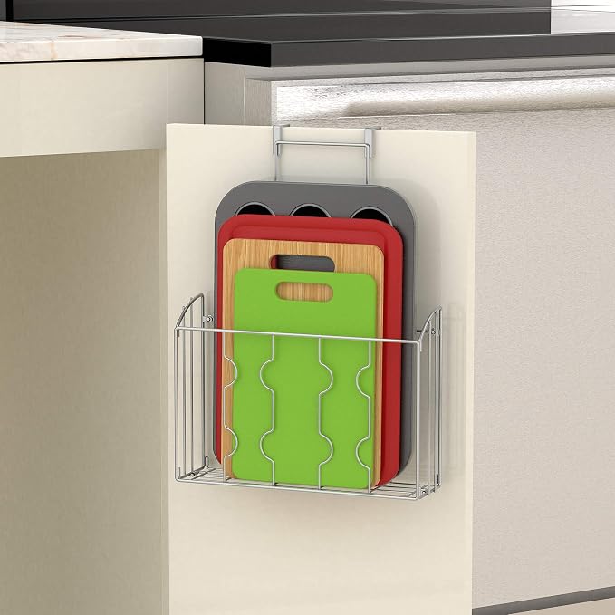 2-Pack Over the Cabinet Door Organizer Holder
