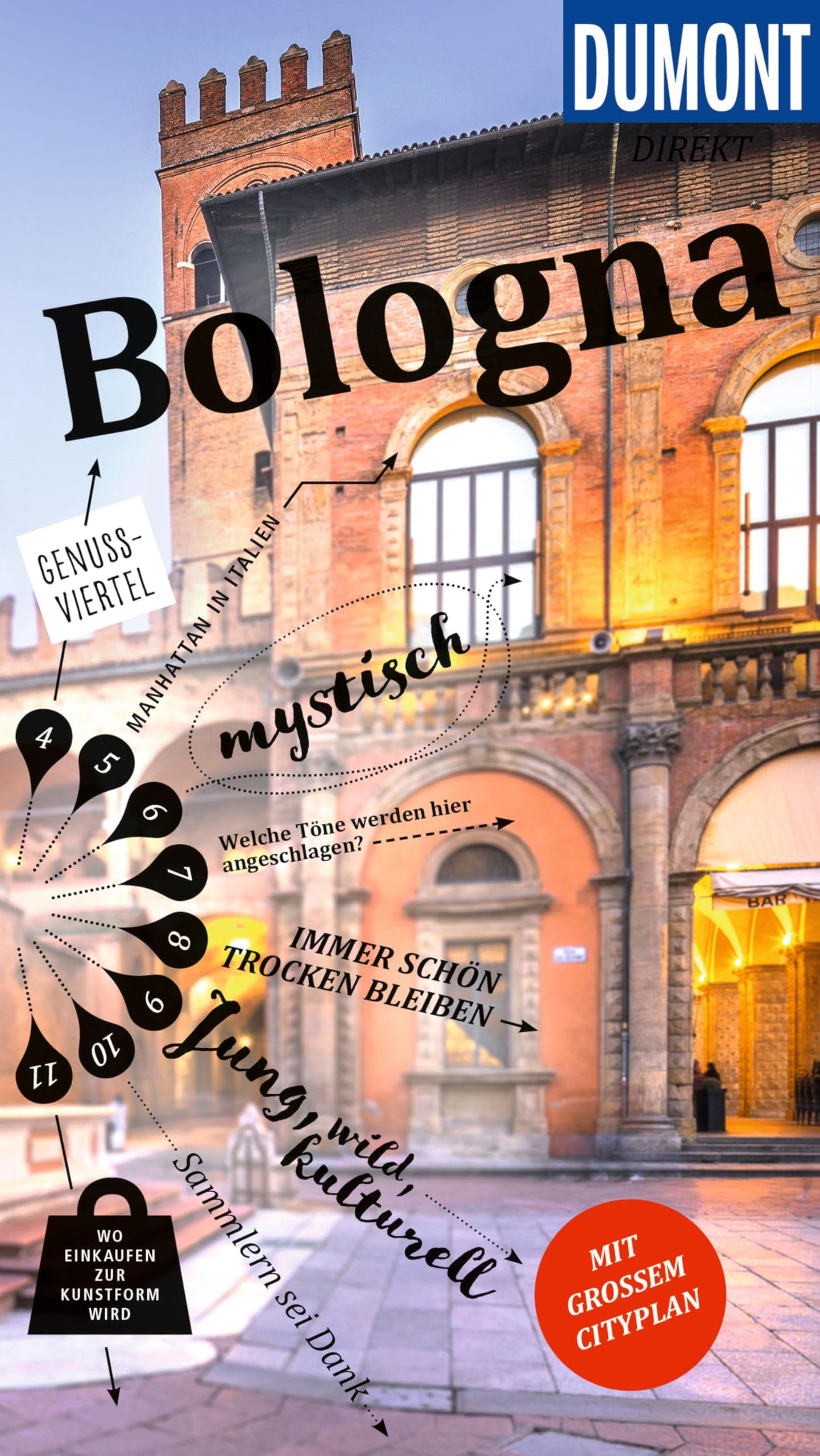 DUMONT direkt Reiseführer Bologna: Mit großem Cityplan