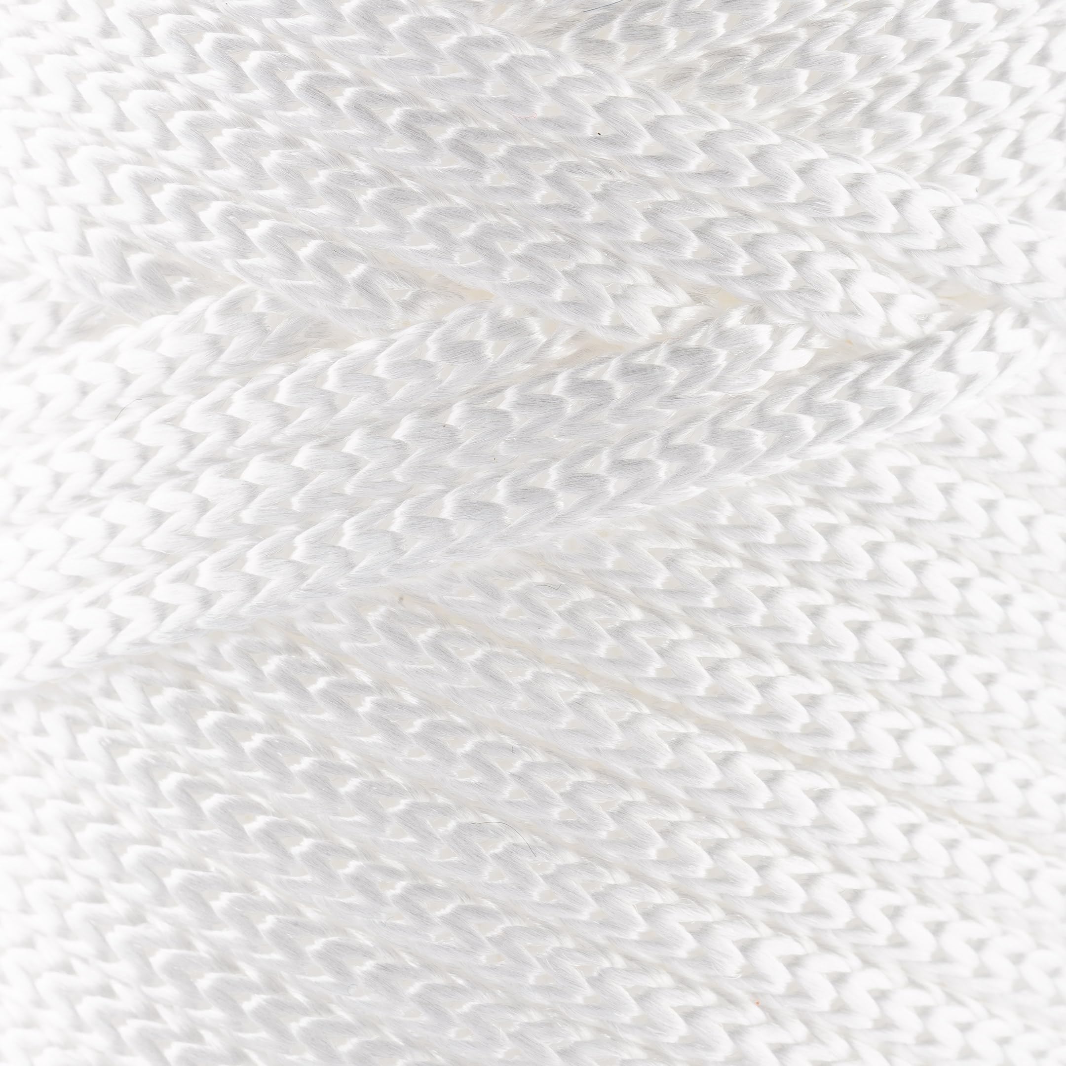 Sensy Premium 5mm 104 Yards Polyester Rope 100% Polypropylene Cord Macrame Cord 5mm Crochet Bag Cord Macrame Rope Crochet Thread Gift for Knitter (White)