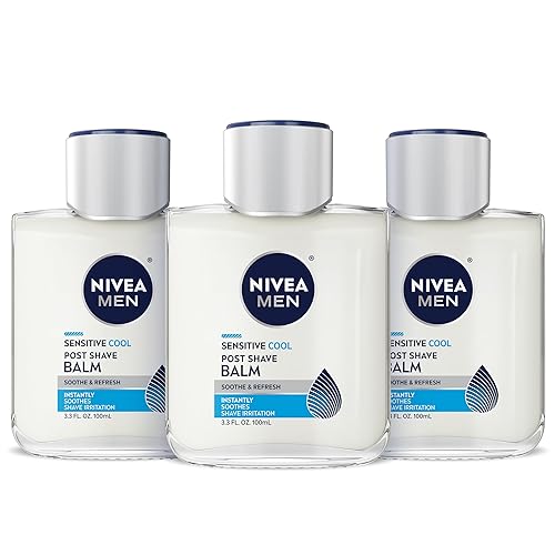 Miniatura 1 de Nivea Men NIVEA HOMBRES SENSIBLE SENSIBLE POSTE DE AFILA BALM: Calma y enfría la piel después del afeitado - 3.3 FL. onz. Botella (paquete de 3)