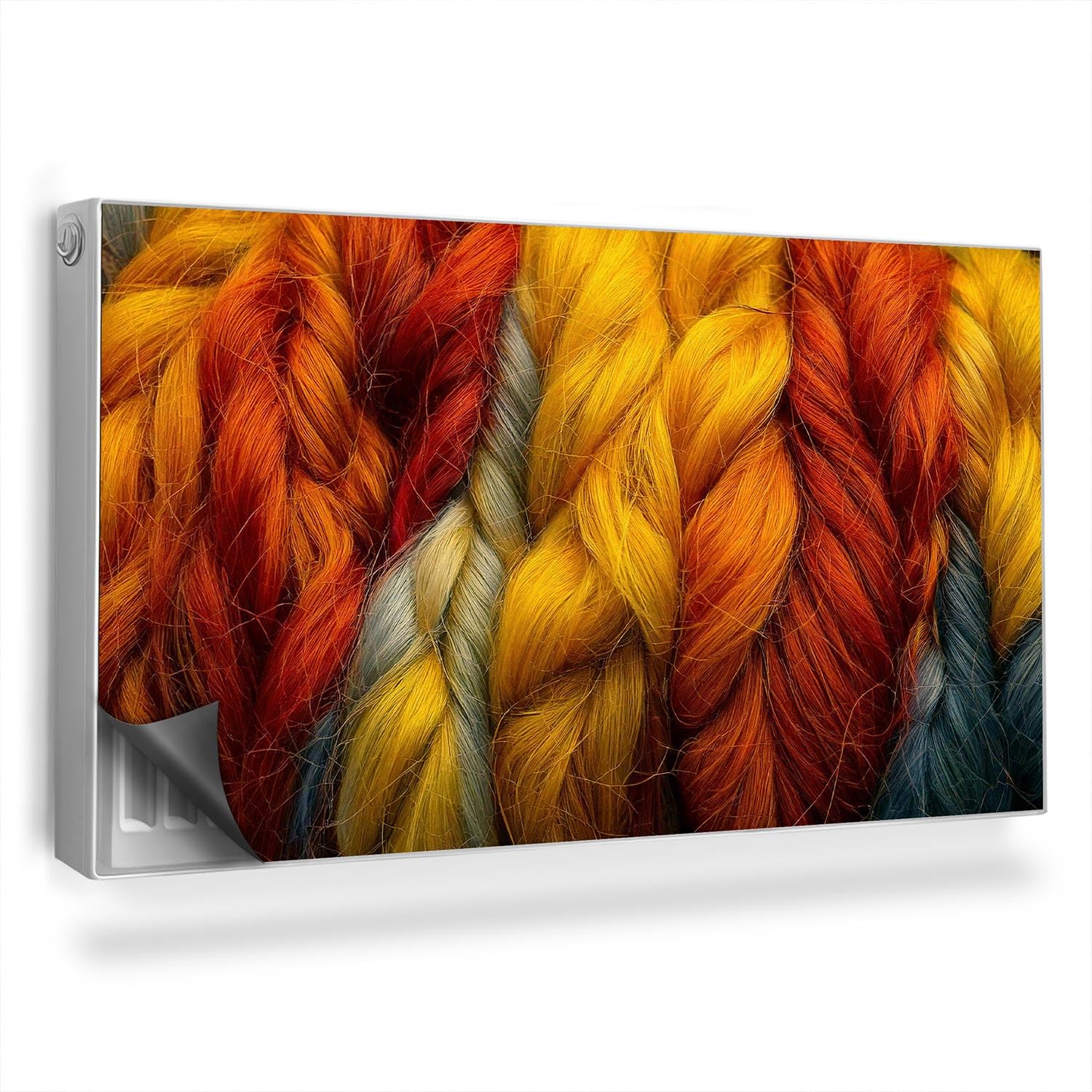 Cubierta magnética 110x60 cm para radiador panel decorativo lana