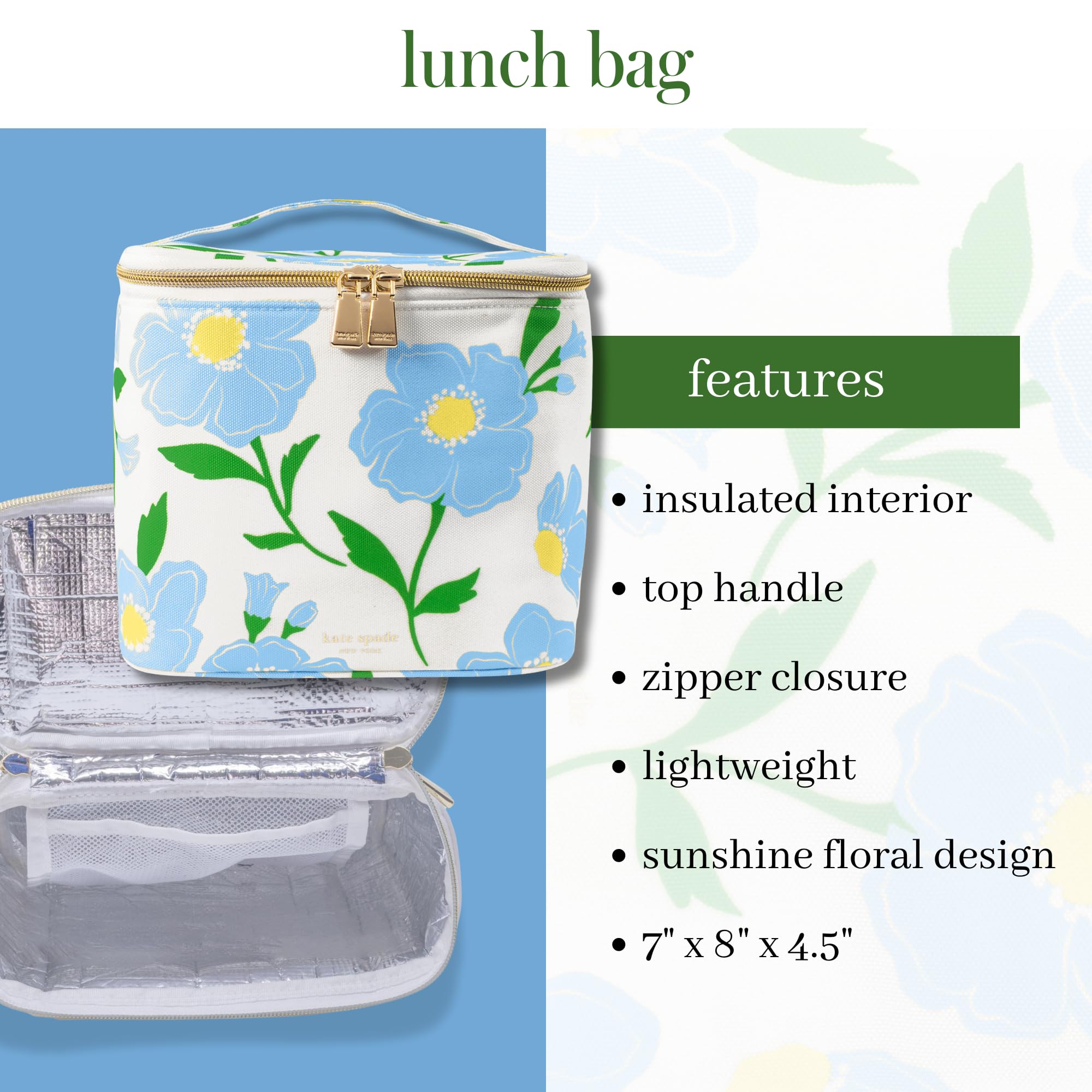 kate spade new york, Insulated Lunch Tote, Small Lunch Cooler - Image 2