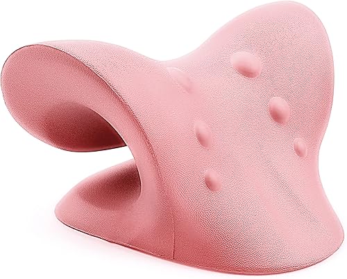 Miniatura 5 de Relajante para cuello y hombros, dispositivo de tracción cervical para alivio del dolor de la articulación temporomaxilar y alineación de la columna