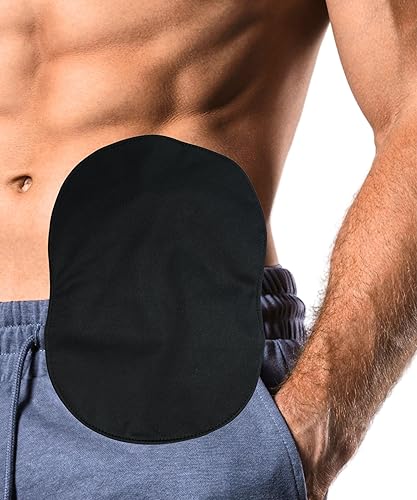 Fundas para bolsas de ostomía para hombres y mujeres Forro interior impermeable Funda de bolsa de estoma con apertura de brida ajustable para