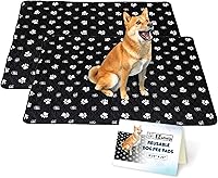 Vista 10 de EZwhelp Almohadillas reutilizables para orina de perro, lavables e impermeables para entrenamiento de orinal o almohadillas de parto, 24 x 48