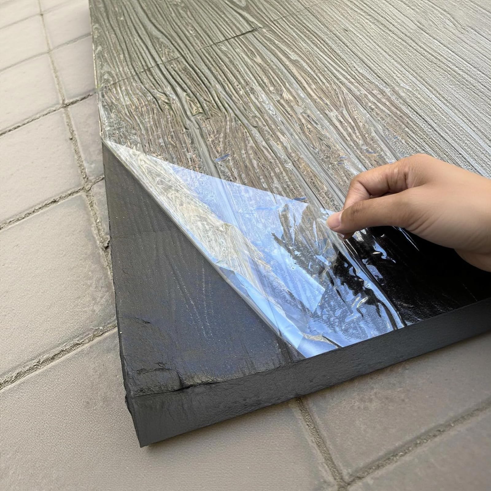 Rollo de aislamiento térmico reflectante, espuma de aluminio autoadhesiva de 5 mm para suelos, techos, puertas de garaje, autocaravanas