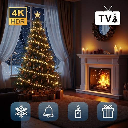 Holiday Cheer Ambience 4K – Festive Visuals & Cozy Tunes for Celebrations