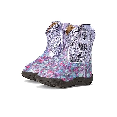 Roper Kids Cowbabies Glitter Bloom (Infant/Toddler) Girls Shoes Purple
