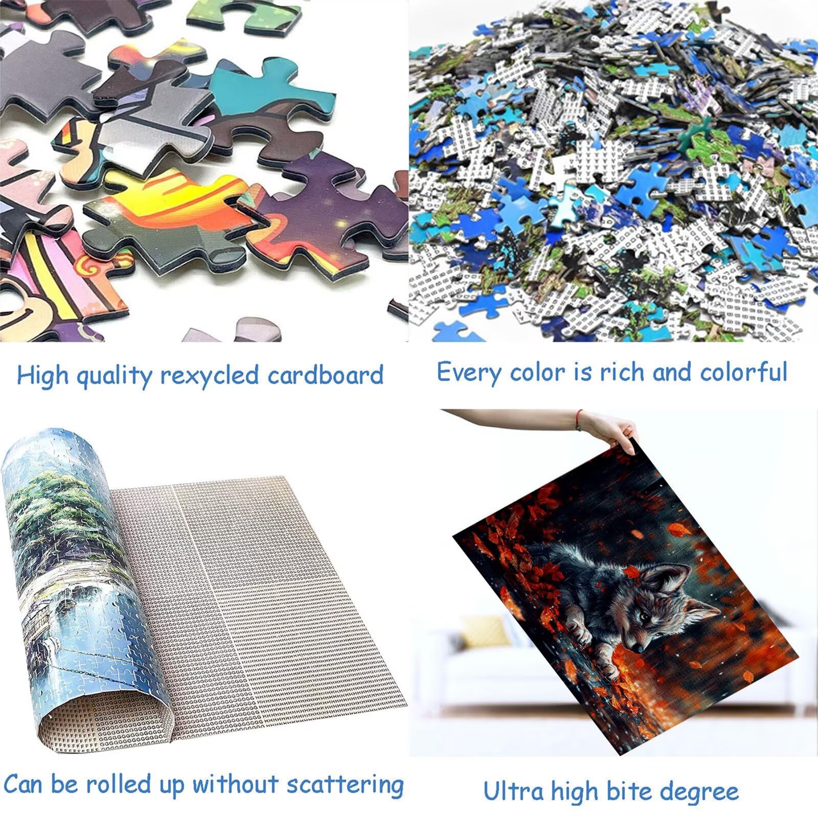 Puzzle 3000 elementów puzzle dla dorosłych pies 122 x 81 cm unikalne rzemiosło klasyczne 3D drewniane układanka do rodzinnych gier aktywnych, układanka do samodzielnego wykonania nawet do dekoracji