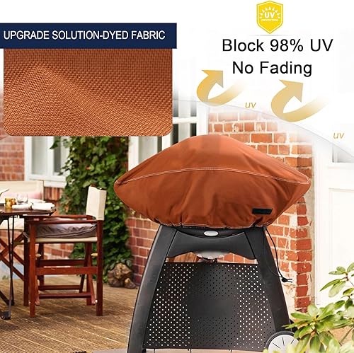 Miniatura 3 de NettyPro Cubierta de parrilla para parrillas pequeñas de la serie Q, cubierta de parrilla portátil resistente al agua para la serie Q 14001000 y
