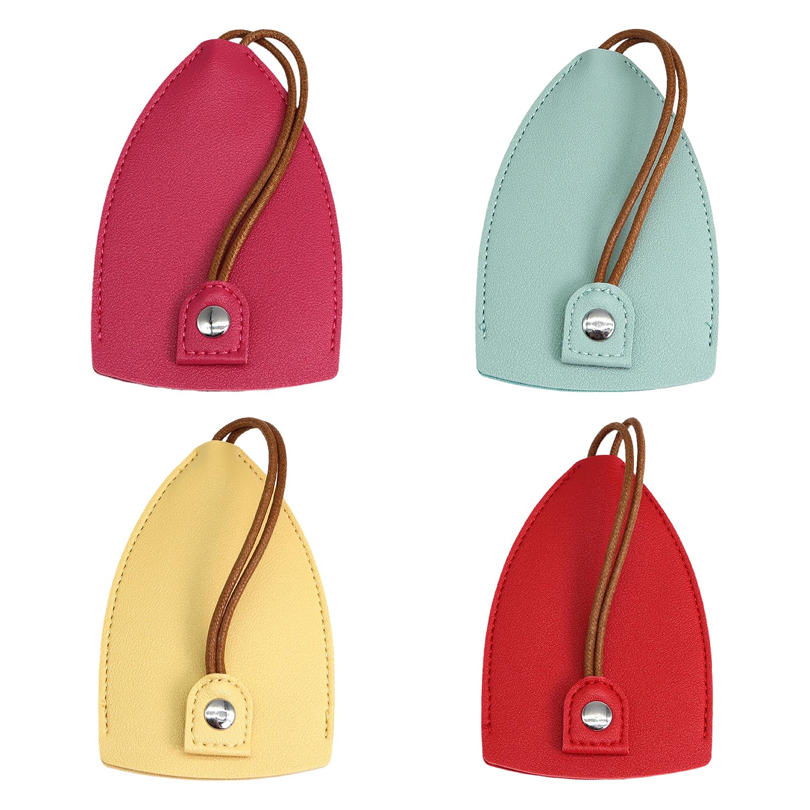 Pull Out Key Case, Creative Pull-Out Cute Large-Capacity Car Key Case, Stylish PU Leather Key Wallets