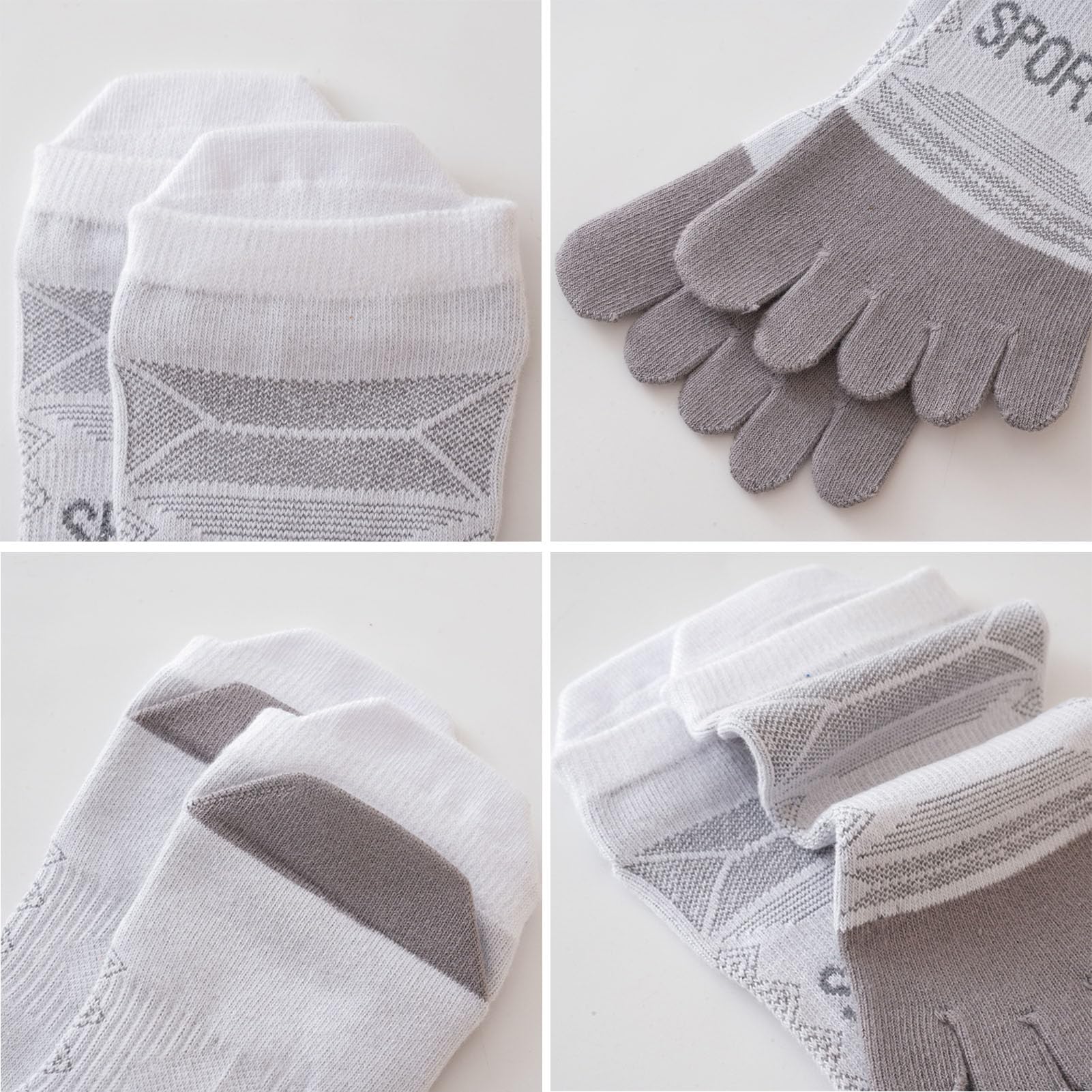 Calcetines de dedo para hombre, 5 pares