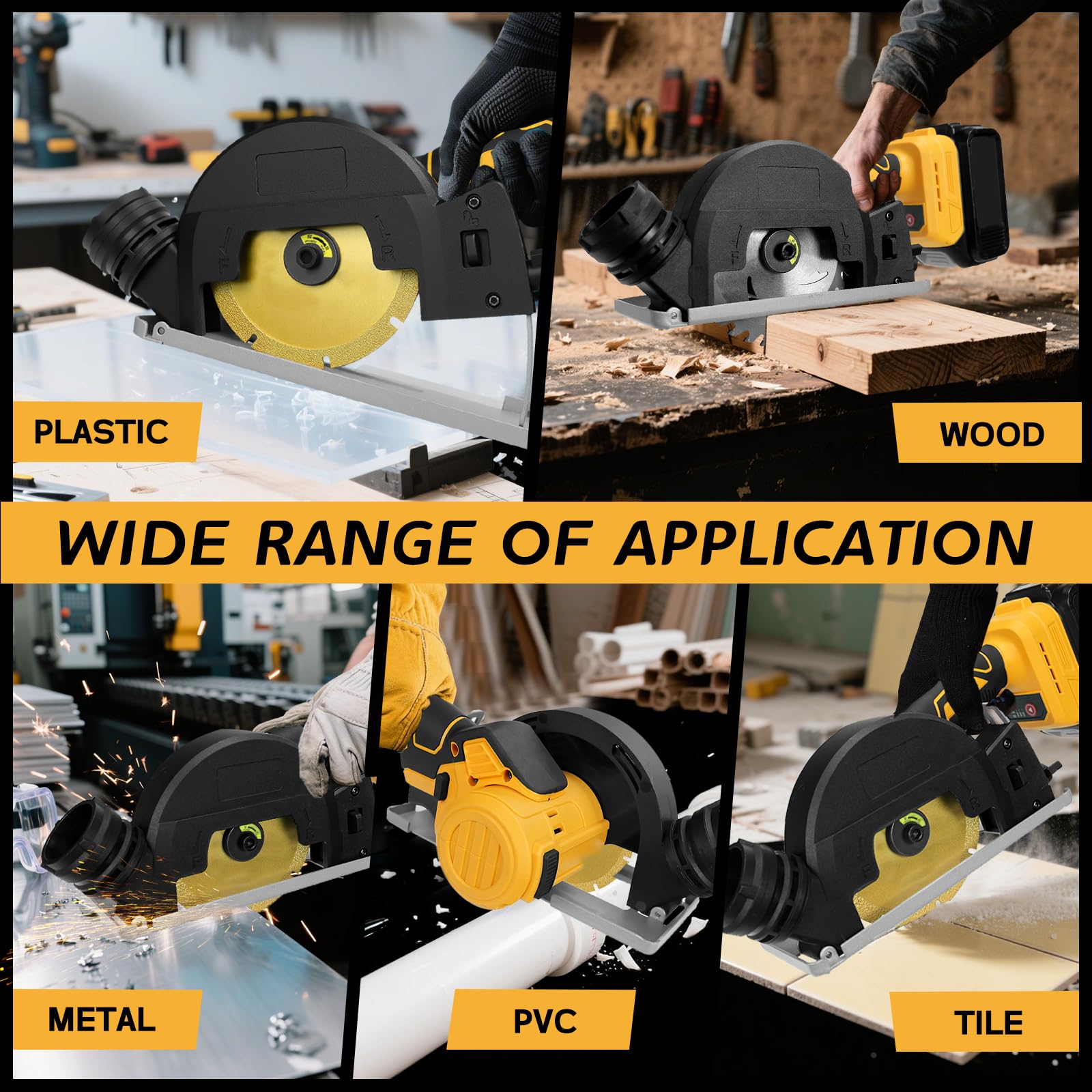 Bezprzewodowa piła tarczowa do baterii Dewalt 20 V, bezszczotkowa Power Mini piła kątowa, 3 prędkości i 12 000 obr./min, głębokość cięcia 20 mm, do metalu, drewna, tworzywa sztucznego (bez baterii)