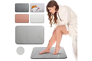 Piedra China 23.6" x 15.3" Non-Slip Shower Mat